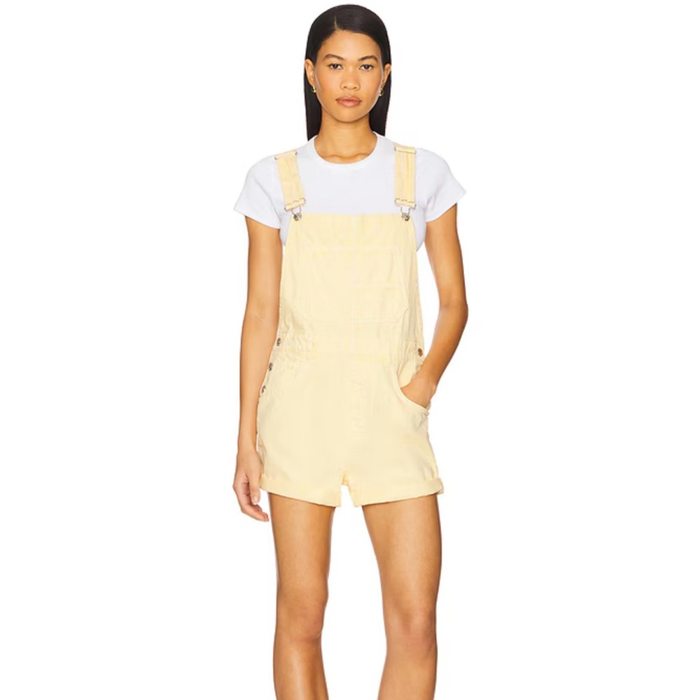 Free People denim shortall NWT